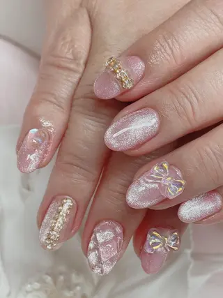 ミディアム TAKAMATSU RINAのネイルデザイン