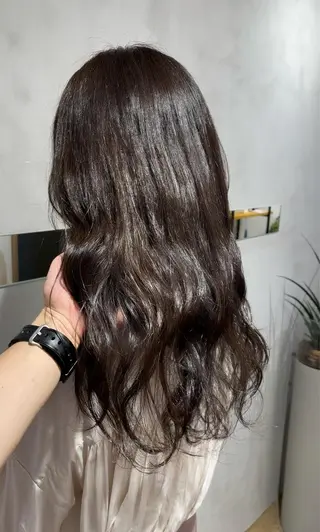 ロング カラー 大人可愛い透明感🌟 小顔・韓国髪🌟野中のヘアスタイル