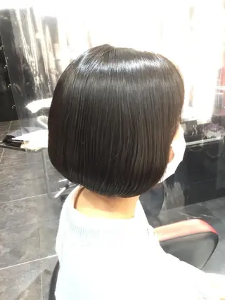 ミディアム Annon プライベートサロンのヘアスタイル