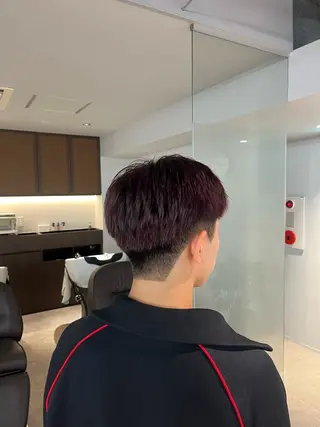 カラー films所属・AYA/films 韓国/レイヤー／ボブのヘアスタイル