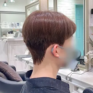 ショート カラー パーマ ヘアアレンジ メンズ パク・ボミン小野リエ 韓国ハーフ🦊のその他イメージ