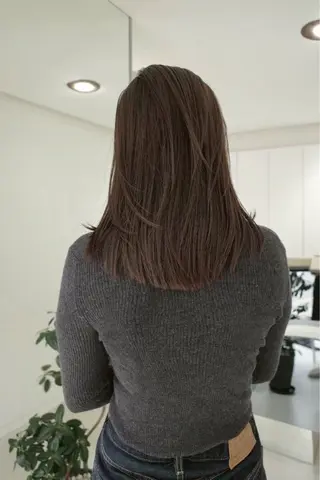 セミロング カラー 🖤:抜け感×大人 スタイル/Aoiのヘアスタイル