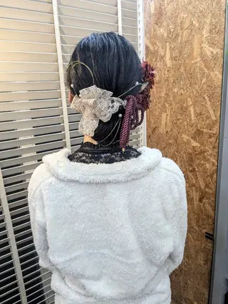 ヘアアレンジ bright所属・miku ヘアセット/着付けのヘアスタイル