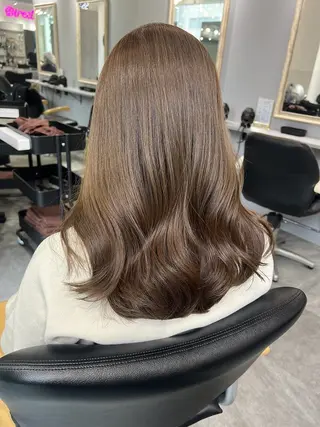 セミロング カラー ハイトーン/ブリーチ 💙みずき💙のヘアスタイル