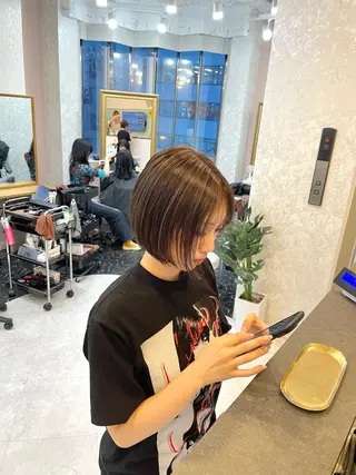 ショート 亀川蓮 Agu hairのヘアスタイル
