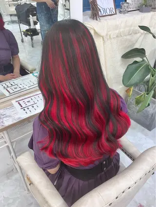 ロング 𝐠𝐢𝐫𝐥𝐲 𝐦𝐨𝐝𝐞🖤のヘアスタイル