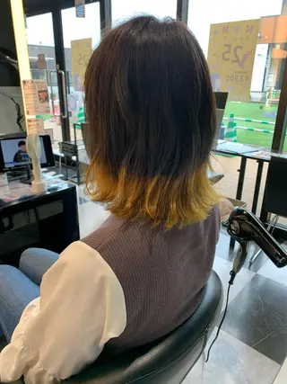 ミディアム 中村 侑弘のヘアスタイル