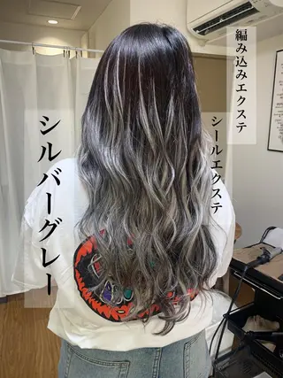 ロング eye エクステ専門店Rのヘアスタイル
