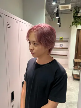 ショート メンズ AI /暖色カラー /ゆるふわstyleのヘアスタイル