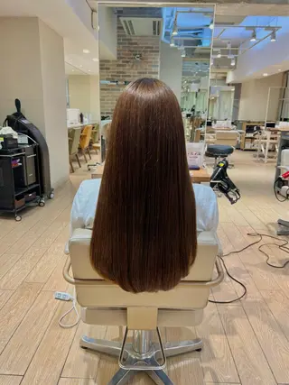 ロング 韓国Style🤎 ヤマウエ マリナのヘアスタイル