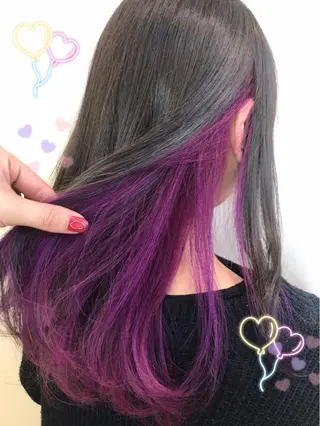 ミディアム カラー EMANON新宿東口所属・新宿駅近♡個室 ♡関口三都季🌜のヘアスタイル