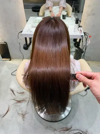 ロング ✨コテ巻き風パーマ ✨川合佑哉のヘアスタイル