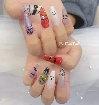 ネイル HANA 長さだしのネイルデザイン