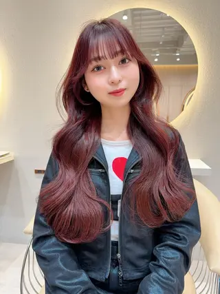 ロング カラー レイヤー❣️縮毛矯正 川村利幸のヘアスタイル