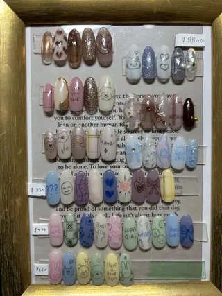 ネイル Lumos  nails&eyelashes 桜川所属・Lumos Rikaのネイルデザイン