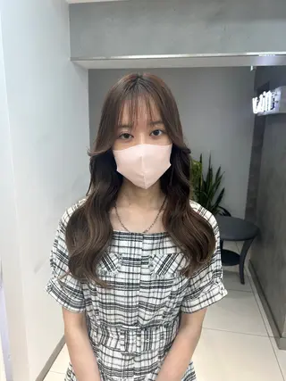 ロング レイヤー×ツヤカラー 渋谷/kougaのヘアスタイル