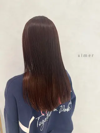 ロング カラー イオカ ヒトミのヘアスタイル