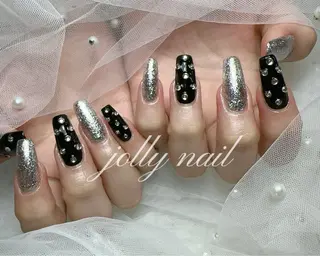 ネイル Jolly チップ長さだしのネイルデザイン