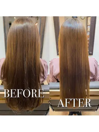 ロング 美髪矯正 蓮のヘアスタイル