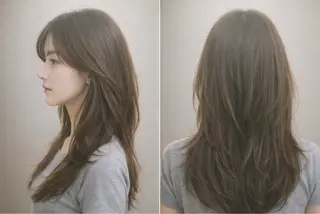 ロング M.SLASH 大元研二のヘアスタイル