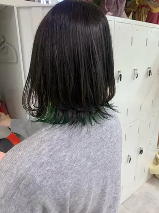 ミディアム 田中大星 /ボブ 縮毛矯正のヘアスタイル