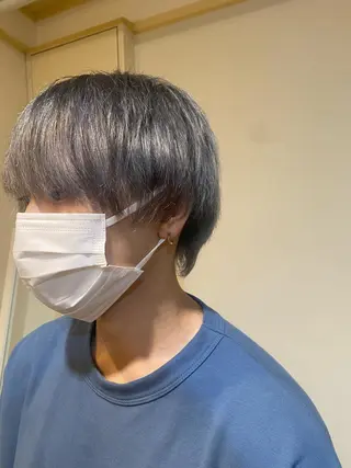 ショート 【明大前フェード/ メンズパーマ/岳】のヘアスタイル