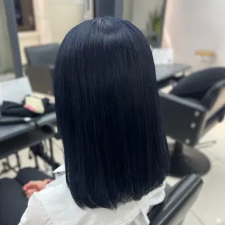 セミロング vain　渋谷【ヴェイン シブヤ】所属・Rio / 縮毛矯正🍒のヘアスタイル