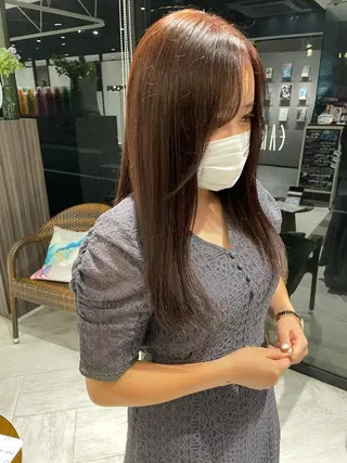 セミロング カラー コイデ リュウセイのヘアスタイル