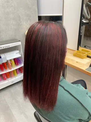 セミロング カラー 樋口 江理香のヘアスタイル