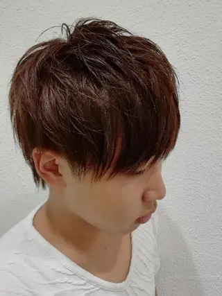 メンズ カラー ミディアム Ash 店長 木村 和人のヘアスタイル