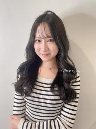 カラー オフホワイトアンド大阪店（off white×And）所属・🤍韓国ワンホンヘア ayaha🤍のヘアスタイル