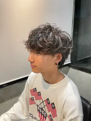 ショート パーマ メンズ 🌿透明感/レイヤー 🌿TATSUKIのヘアスタイル