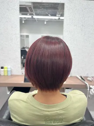 ショート ボブ/透明感カラー/ 髪質改善/🌙/ルナのヘアスタイル