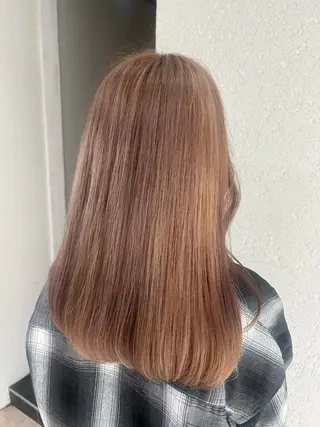 セミロング カラー 💗モテガーリー💗 rumi♡のヘアスタイル