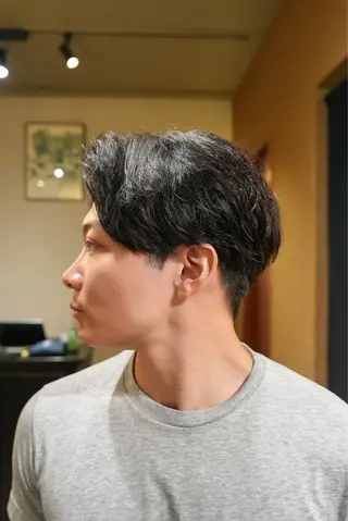 メンズ メンズパーマ いしだ りょうのヘアスタイル