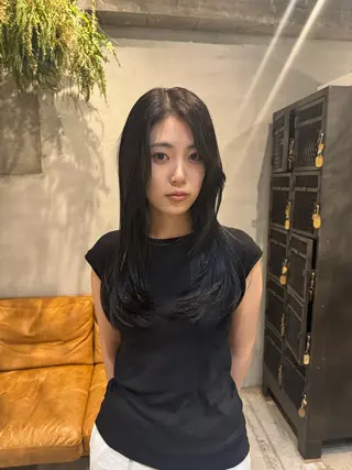 ロング 坂本 侑寿己のヘアスタイル