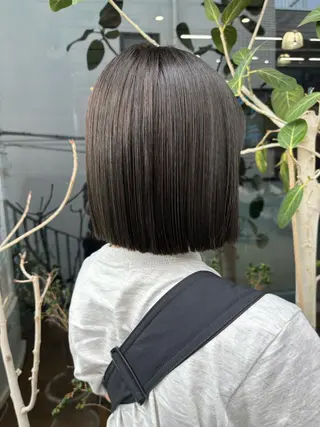 ショート カラー パーマ ヘアアレンジ 押切 響　のヘアスタイル