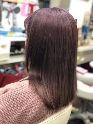 ミディアム カラー ANDIAMO SAKAE  楓のヘアスタイル