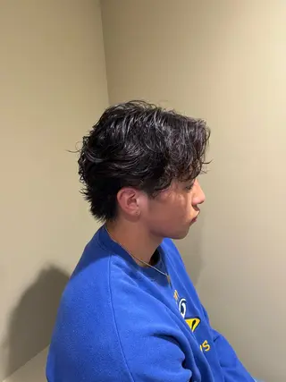 パーマ メンズ 🐰パーマモデル募集 🐰大場杏里🐰のヘアスタイル