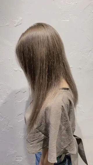 カラー ✨ブリーチなしカラー ×髪質改善✨松村 潤のヘアスタイル