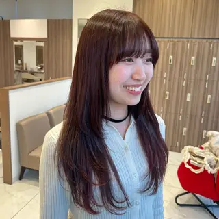 ロング カラー 𓍯暖色/韓国風 田中沙羅‎𓍯のヘアスタイル