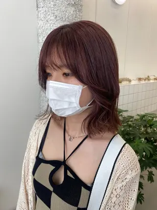 ミディアム NIKO/名古屋/ 伏見/花屋併設のヘアスタイル