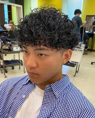 パーマ メンズ 年間2000名担当◎ パーマ職人/仲原佑樹のヘアスタイル