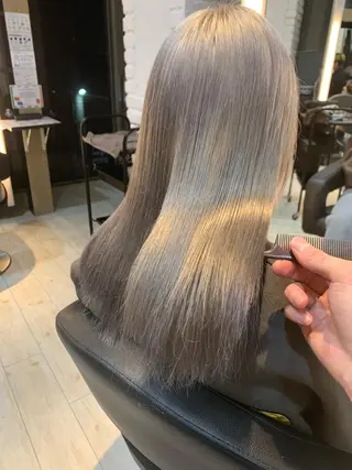 ロング カラー 鈴木直之/ハイトーン /ボブ/美髪矯正のヘアスタイル