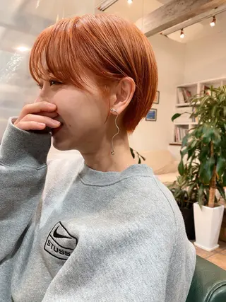 ショート カラー メンズカット特化柏駅 徒歩3分LOUのヘアスタイル