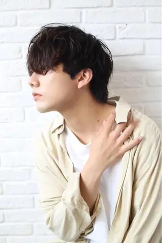 ショート カラー パーマ メンズ 🌞メンズパーマ ONOE💈のヘアスタイル