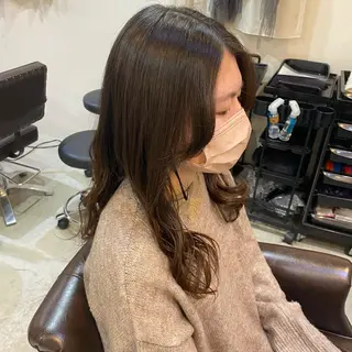 ロング 切りっぱなしボブ 👩🏼ミニボブのヘアスタイル