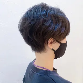 ショート カラー 黒田 凱斗のヘアスタイル