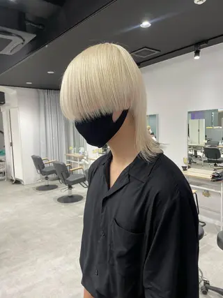 カラー メンズ モモ 🍑のマツエク・マツパデザイン