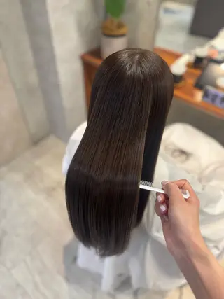 ロング カラー Beige+Rr salon EBISU所属・🩶 Kurumi 🩶のヘアスタイル